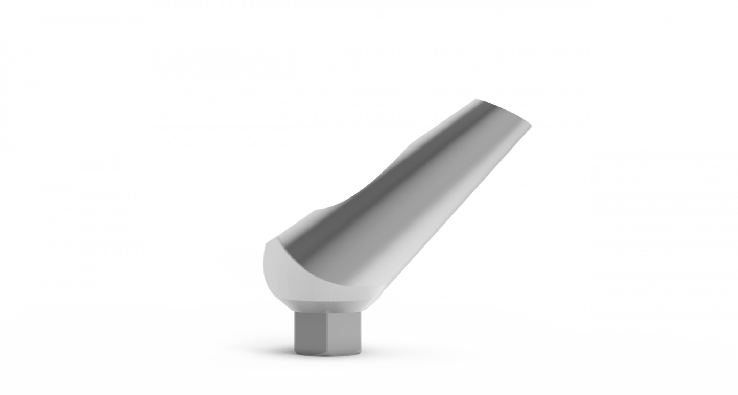 Pilar Angulado 35° / 45° Plataforma Regular + Tornillo - Hexágono Interno 2.42