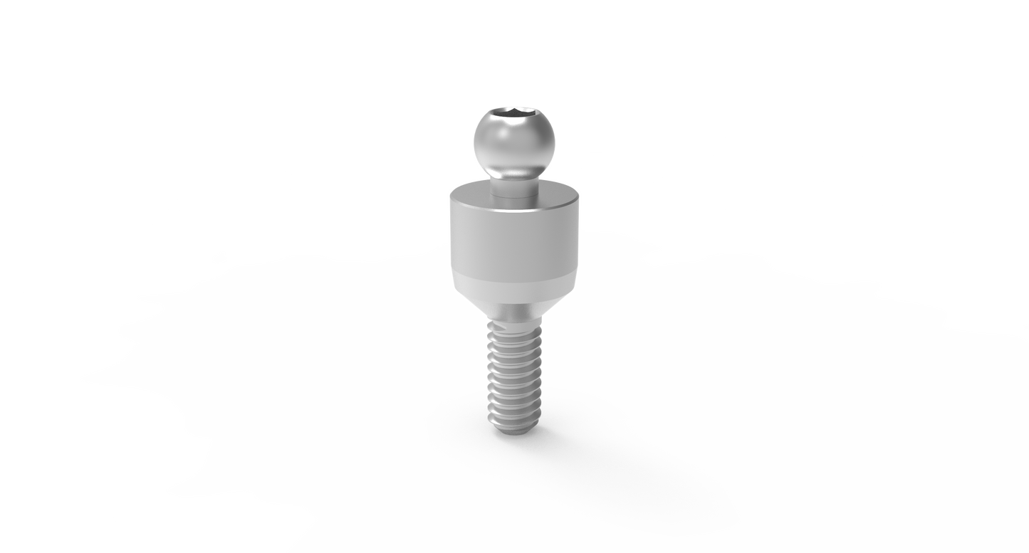 Ball Attachment Titanium Regular Platform - 2.42 Connection