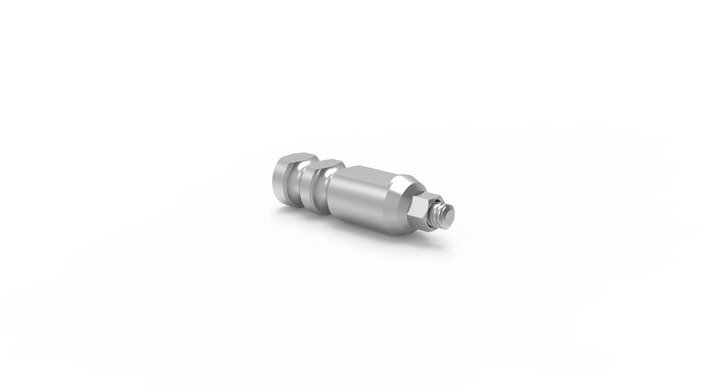 Transfer Close Tray (Short Screw) Impression Coping - Internal Hex 2.42
