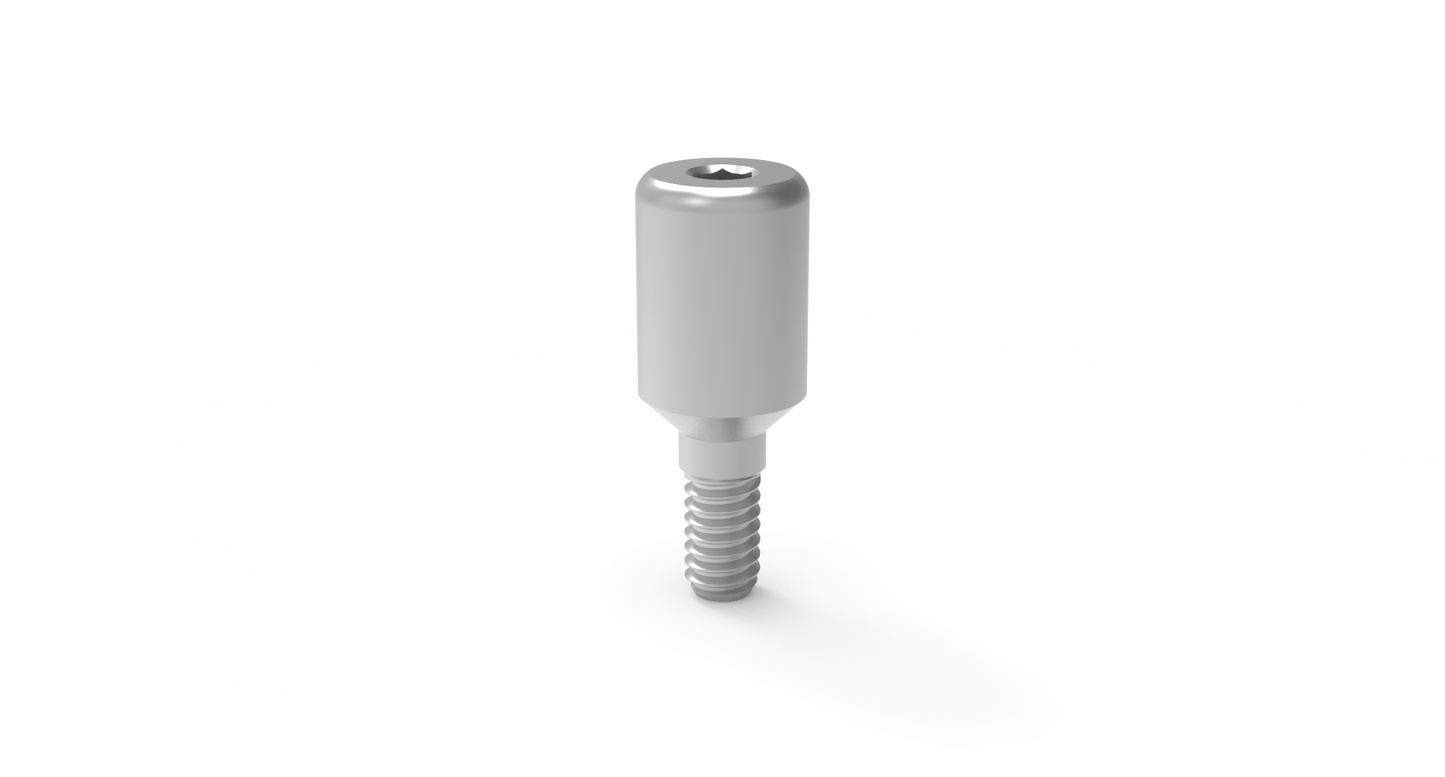 Tapa de Cicatrización Plataforma Estrecha de Titanio - Conexión 2.42