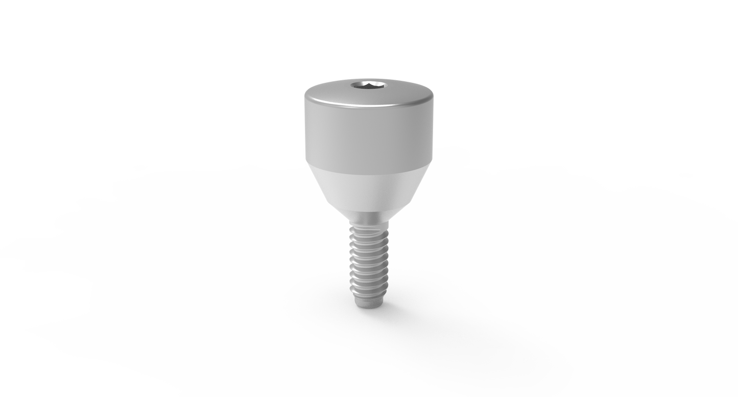 Healing Cap Titanium Wide Platform - 2.42 Connection